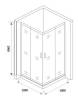 Душевой уголок Good Door Spirit CR-100-C-CH СП00022 профиль глянцевый хром, стекло прозрачное, 100x100x190 фото 9