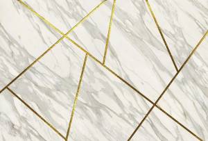 3D Фотообои Artegrafico «Золотые пути» AM-025 акварель