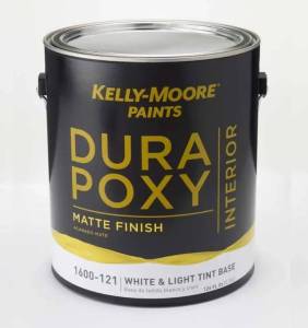 Краска-тестер Kelly-Moore DuraPoxy Interior White base eggshell 0.466 л