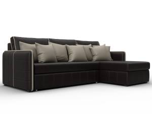 Диван угловой Лига Диванов Лига-078 130983 Коричневый