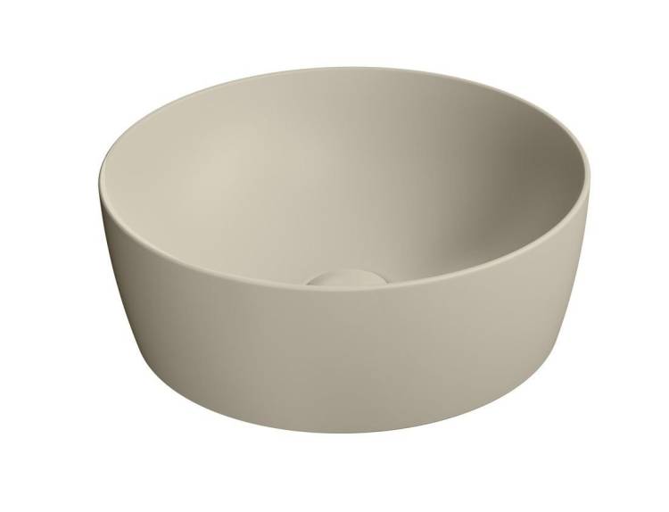 Раковина GSI Nubes 903908 бежевый матовый, 40x40