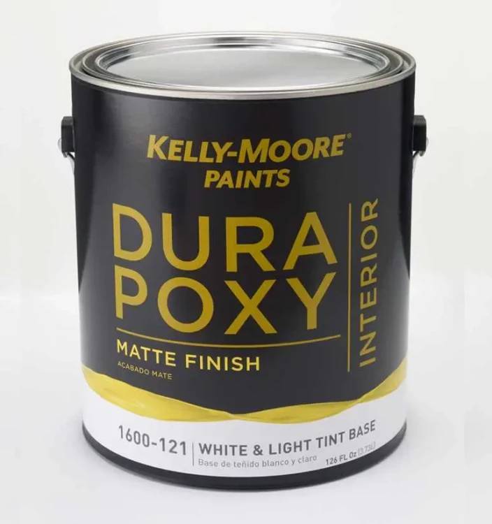 Краска-тестер Kelly-Moore DuraPoxy Interior White base eggshell 0.466 л