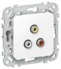 Розетка RCA IEK Flite FI-R10-K01 белый