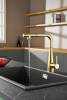 Смеситель для кухни AQUAme Cucina AQM9902BG с выдвижным изливом, золото шлифованное фото 11