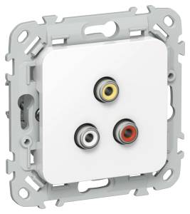 Розетка RCA IEK Flite FI-R10-K01 белый