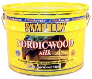 Деревозащитное средство Symphony Nordic Wood Silk 0.9 л