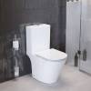 Унитаз-компакт Ambassador Ritz 237K19002S сиденье микролифт, белый фото 5