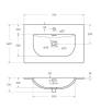 Тумба с раковиной BelBagno MARINO-CER-N 70 подвесная, Rovere Grigio фото 7