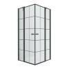 Душевое ограждение NEW TRENDY NEW SOLEO BLACK 90x90x195 K-0580 (черный)