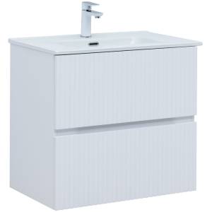 Тумба под раковину Aquanet Джейн (Flat) 70 белый матовый