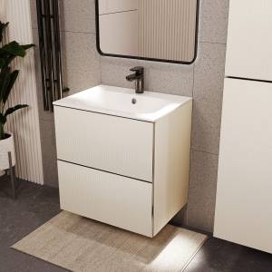 Тумба с раковиной Terminus Euromix EUR10602900101OSL айвори, 60x62