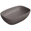 Раковина GSI Nubes 978416 50 см, коричневая матовая