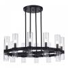 Люстра подвесная ST Luce Isla SL1237.403.12 Черный/Прозрачный E14 12*15W