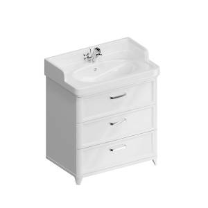 Тумба для комплекта Kerama Marazzi Pompei PO.N.80.3\WHT 80 белая