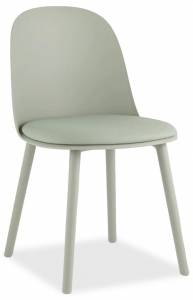 Стул Stool Group Fog SL-7022DP greyish green 90455 пластик серо-зеленый с подушкой
