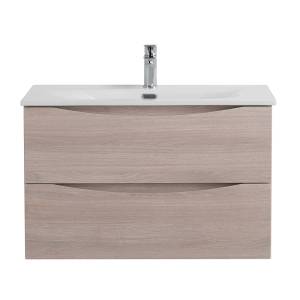 Тумба с раковиной BelBagno MARINO-CER-N 80 подвесная, Rovere Grigio
