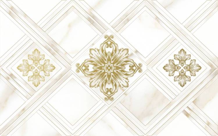 Декор Global Tile Calacatta Gold 10300000203 Белый 40x25