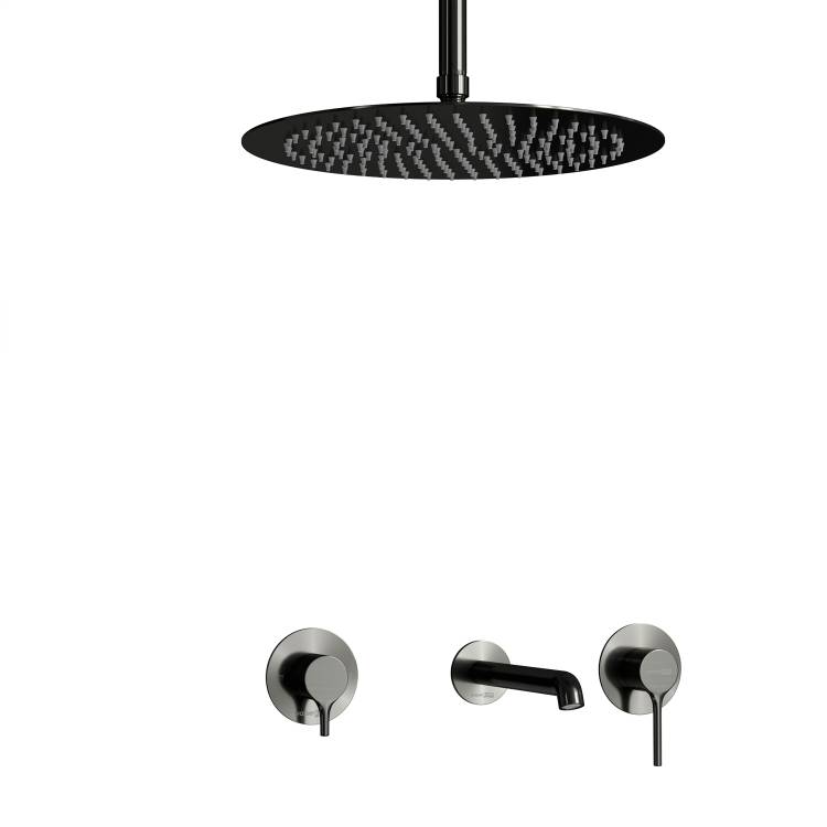 Душевой комплект Wasserkraft Rhein (Рейн) 9951.99DVR2.068.116.443GR графит