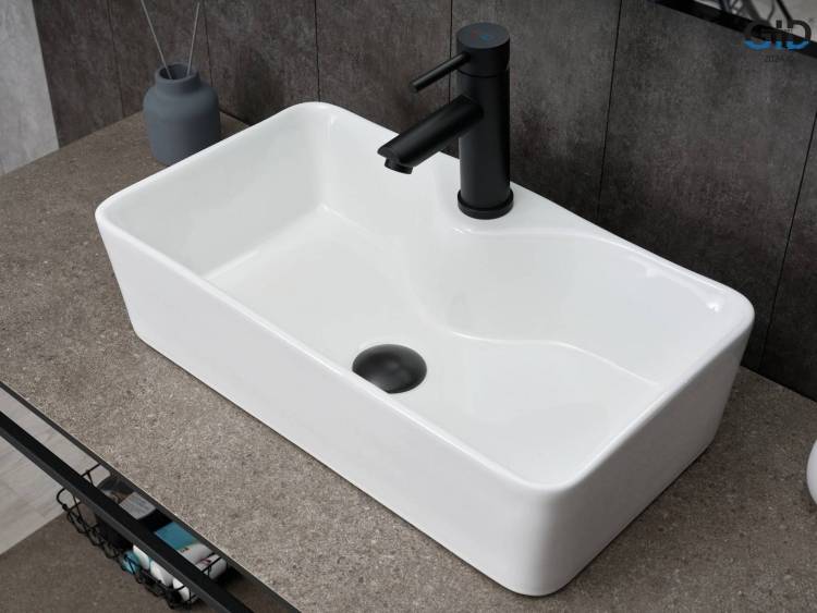 Раковина Gid Geométrico N9092 51202 белая, 55x31x14