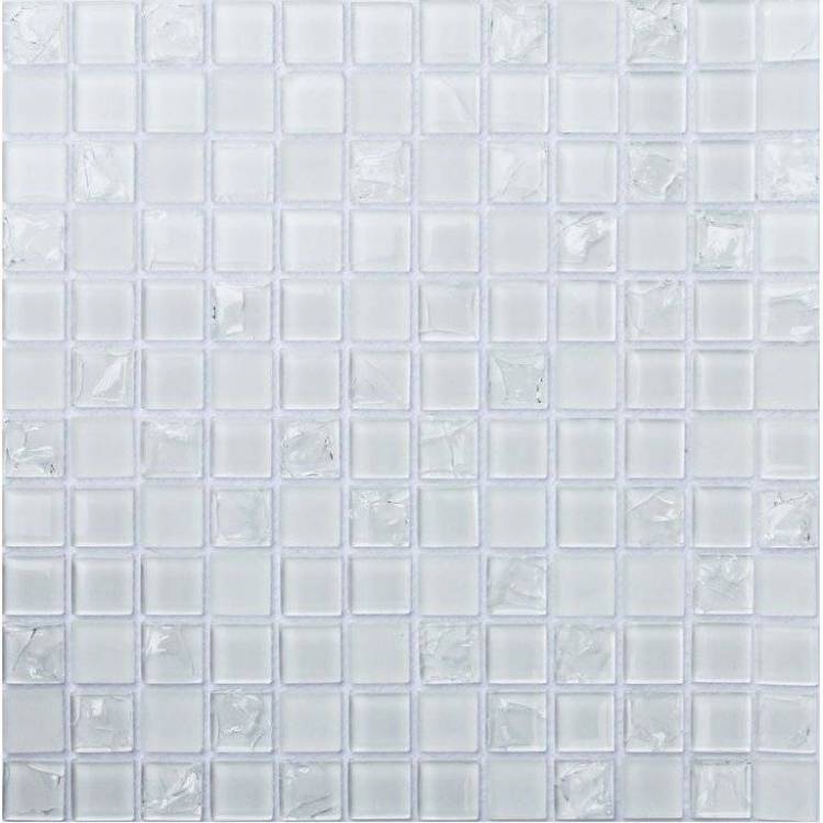 Мозаика Orro Mosaic Glass White Crush 30x30
