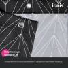 Штора для ванной Iddis Base BB05P18i11 полиэстер, 200x180, черный, белый фото 7