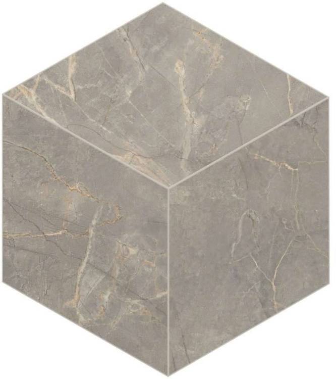 Мозаика Estima Bernini 67348 Mosaic/BR03_NS/25x29/Cube Cube Grey неполированная 29x25