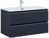 Тумба с раковиной Aquanet Vega 90 маренго