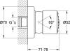 Душевая форсунка Grohe Relexa 50 28198000 боковой душ фото 2