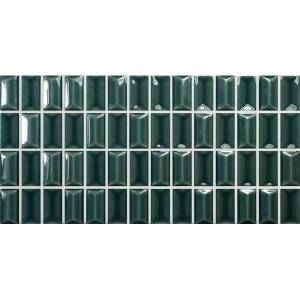 Керамическая плитка WOW 3D Bars 135543 Diamond Emerald Gloss 12.5x25