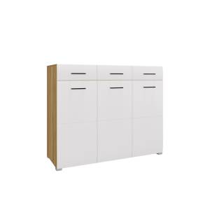 Комод Горизонт Ненси Н1447050 дуб золотой крафт/белый глянец