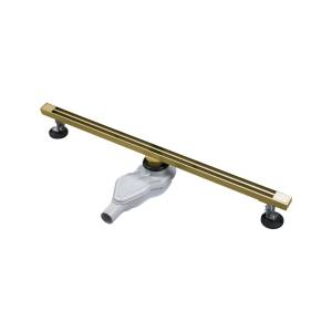 Душевой лоток AltroBagno Stella 071227 BG 80 см, решетка матовое золото, с сифоном