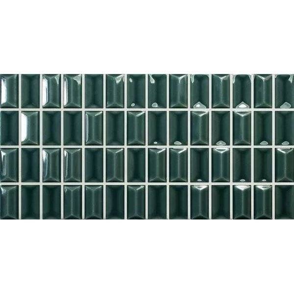 Керамическая плитка WOW 3D Bars 135543 Diamond Emerald Gloss 12.5x25