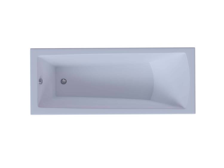 Акриловая ванна Aquatek Либра New LIB160N-0000019 белая, без каркаса, 160x70x61