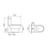 Унитаз-компакт Orange C04-000w сиденье с микролифтом фото 8