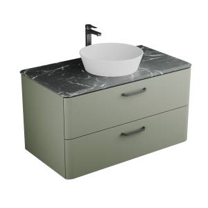 Тумба с раковиной Veneciana Tibr 100 510019 олива матовый