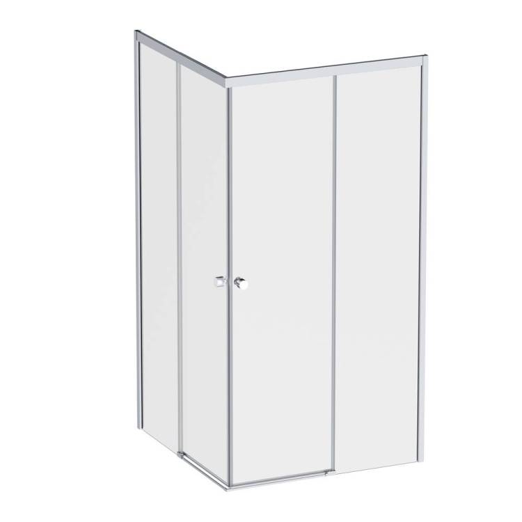 Душевой уголок AM.PM X-Joy W94G-403-100100-MТ1К профиль хром матовый, стекло прозрачное, 100x100