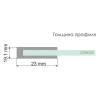 Душевая дверь в нишу Wasserkraft Spree 14P12 профиль никель, стекло прозрачное, 100x200 фото 2