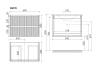 Тумба под раковину Sancos Snob T SNT70W Bianco, 69x44.5x50 фото 3