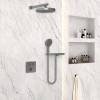 Душевой комплект Vincea Inspire VSFW-4I212RGM встраиваемый, двухрежимный, вороненная сталь фото 12