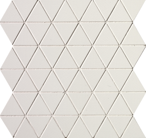 Мозаика FAP Ceramiche Pat fOEF White Triangolo Mosaico 30.5x30.5