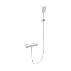 Смеситель для душа Wonzon & Woghand WW-B2026-A-MW термостатический, белый матовый