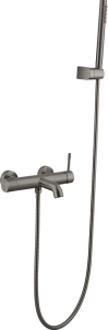 Смеситель для ванны с душем Boheme Uno 463-GM gun metall