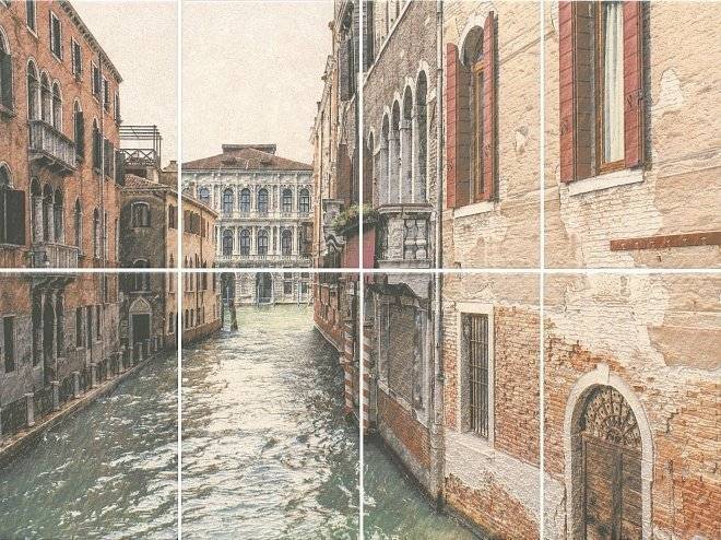 Панно Kerama Marazzi Золотой пляж NT/A190/8x/8262 Venezia (из 8 частей 20x30) 80x60