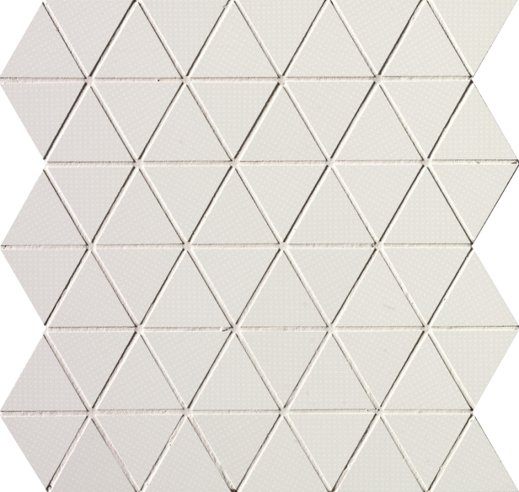 Мозаика FAP Ceramiche Pat fOEF White Triangolo Mosaico 30.5x30.5