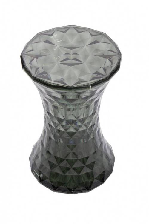 Стул-пуф Bradex Home Stone FR 0055, прозрачный серый