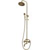 Душевая система Bronze de Luxe Royal 10121PF/1 двухручковый, излив резной 20 см