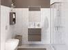 Тумба с раковиной BelBagno UNO-MINI 50 подвесная, Бежевый матовый фото 5