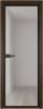 Межкомнатная дверь Profil Doors 1 AV цвет профиля Деорэ, стекло безопасное 6 мм матовое 700x2000