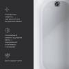 Ванна акриловая AM.PM X-Joy W94A-170-075W-A 170х75 см с каркасом фото 7