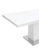 Стол обеденный Stool Group Глазго N-115-160-HGW DUAL глянцевый белый 160(215)x90x75 фото 5